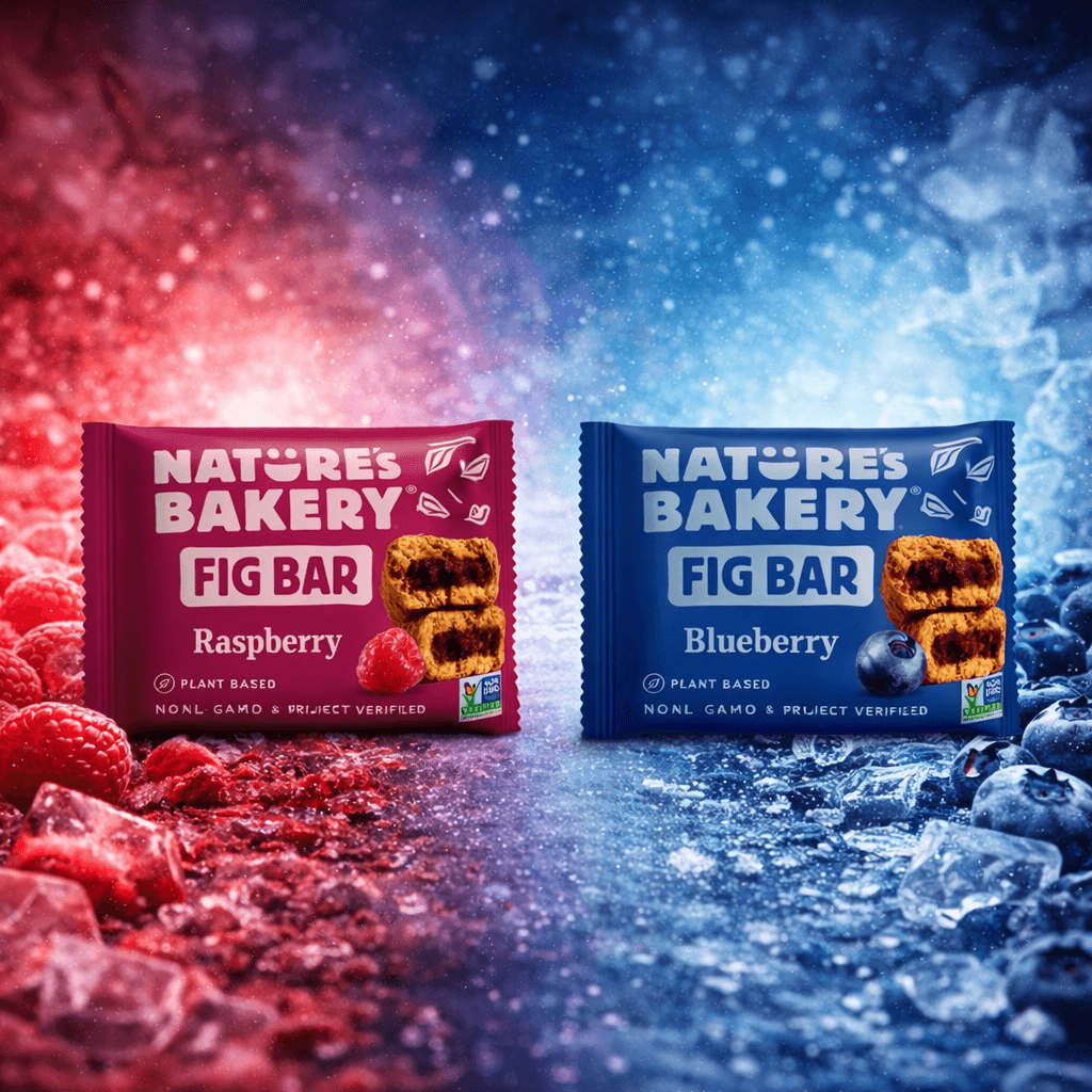 Nature’s Bakery Fig Bar, Variety Pack (Blueberry & Raspberry) – 2 oz Units (Case of 40)