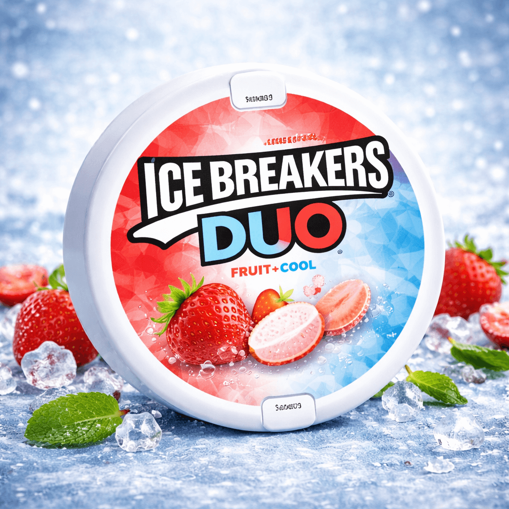 Ice Breakers Mints – 1.5 oz Packs (Case of 8) – Fruit Cool