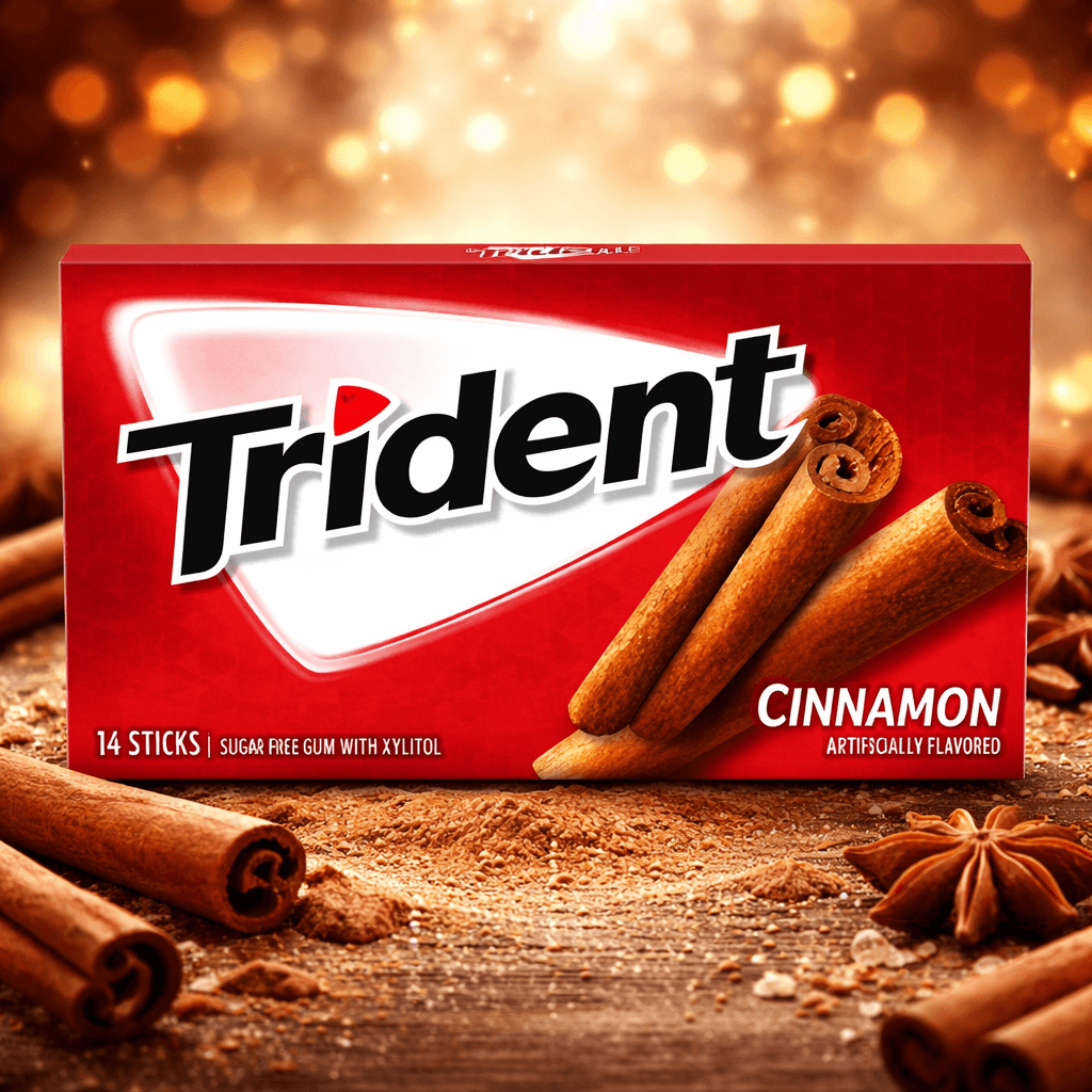Trident Gum – 14 Stick Packs (Case of 15) – Cinnamon
