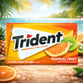 Trident Gum – 14 Stick Packs (Case of 15) – Tropical Twist