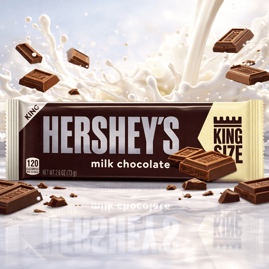 Hershey’s King Size Milk Chocolate – 2.6 oz Bars (Case of 18) – Milk Chocolate