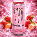 Monster Energy Drink – 16 oz Cans (Case of 24) Ultra Strawberry Dreams