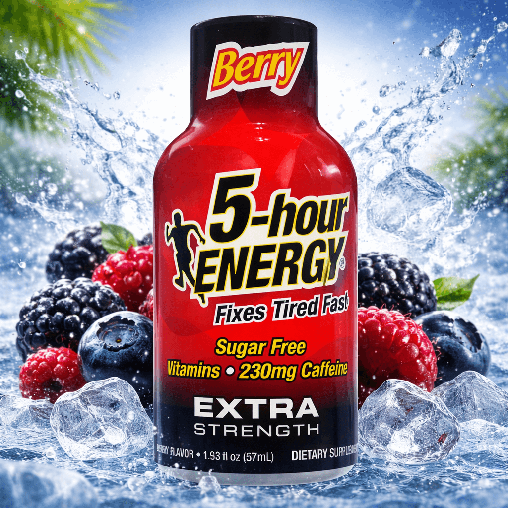 5-hour Energy Shot – Extra Strength Berry – 1.93 fl oz Units (Case of 24)