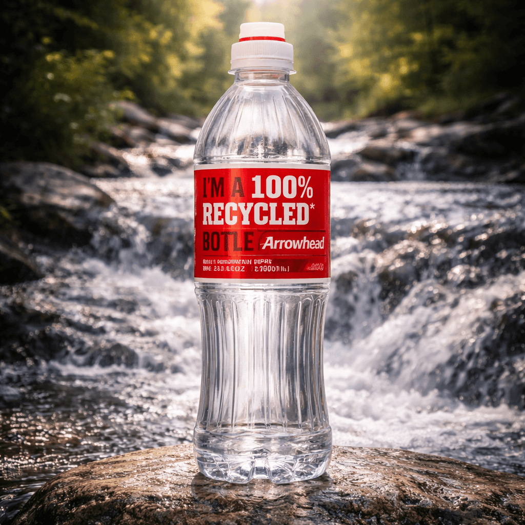 Arrowhead Mountain Spring Water – Sport Top Lid – 23.7 fl oz Bottles (Case of 24)