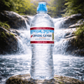 Crystal Geyser Alpine Spring Water – Sport Top Lid – 23.6 fl oz Bottles (Case of 24)