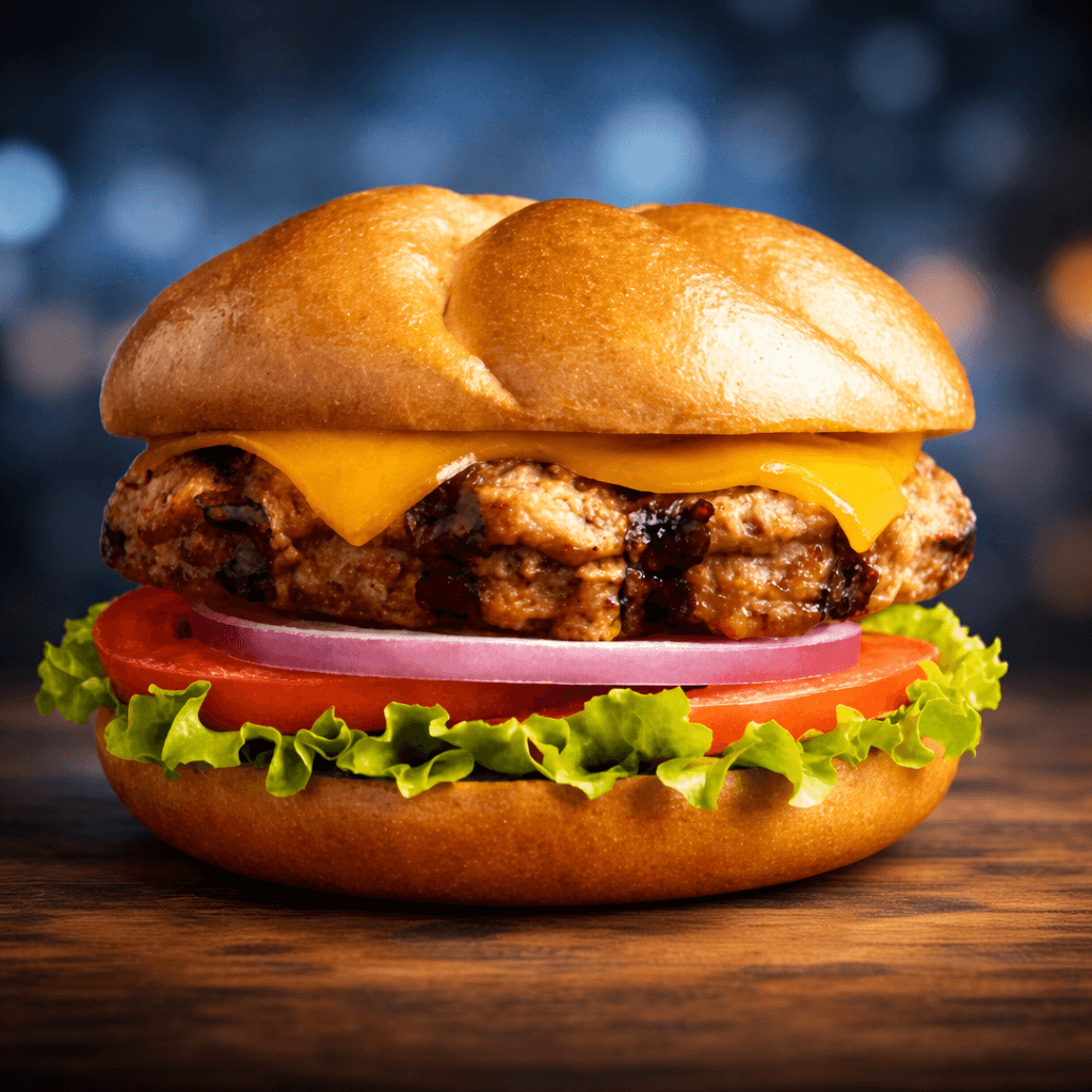 Pierre Signatures Angus Cheeseburger – 6.2 oz Units (Case of 8)