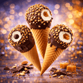 Nestlé Drumstick Ice Cream Sundae Cones – Variety Pack (Case of 16)