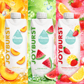 Joyburst Renew Hydration, Variety Pack (Peach, Watermelon, Strawberry-Lemonade) – 16.9 fl oz Units (Case of 18)