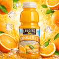 Langers 100% Orange Juice – 15.2 fl oz Units (Case of 24)