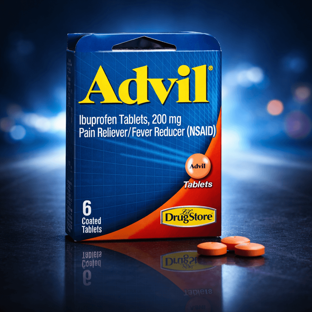 Advil Ibuprofen Tablets – 200 mg Trial Packs (Case of 6)