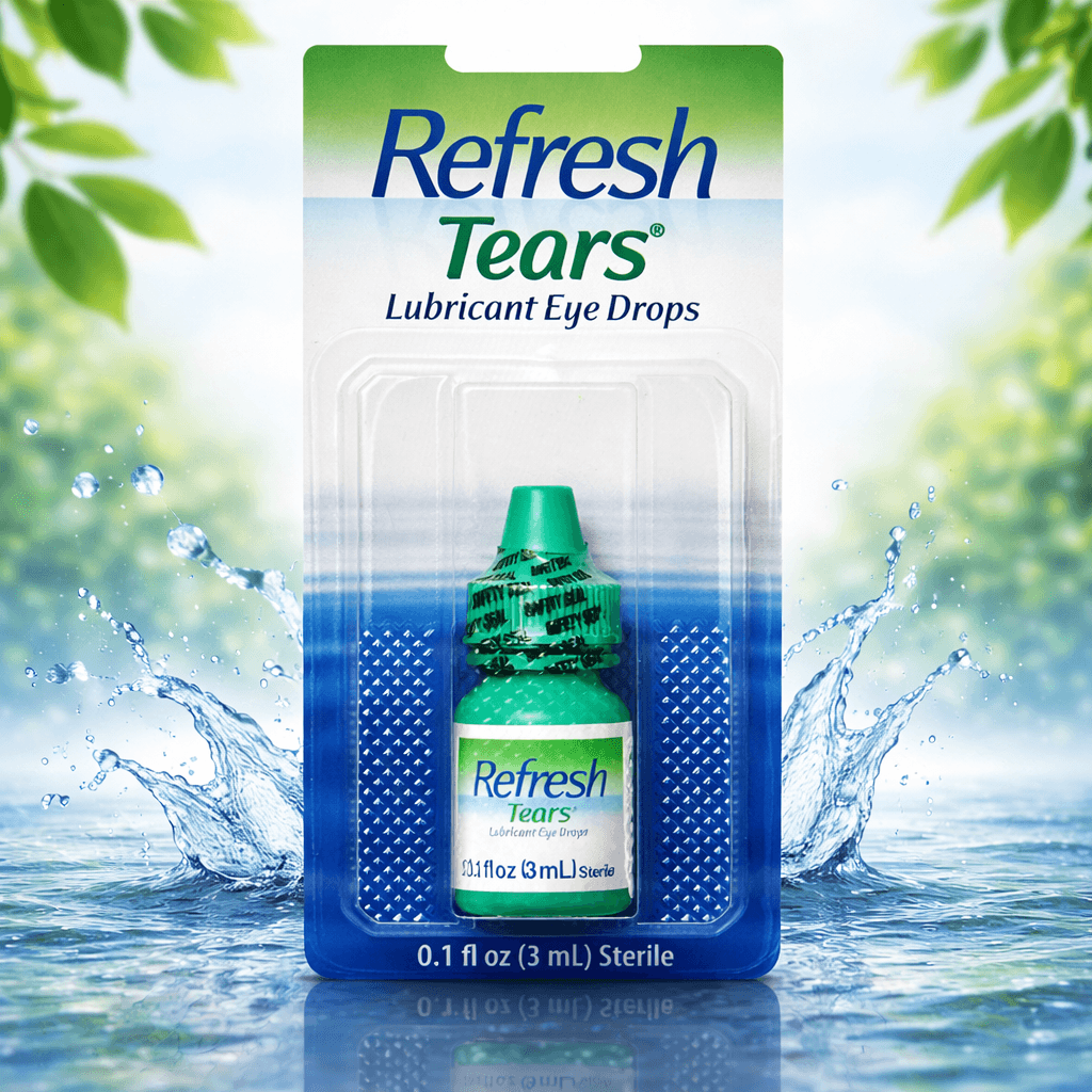Refresh Tears Lubricant Eye Drops – 3 mL Bottles (Case of 6)