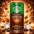 Starbucks Premium Espresso Beverage Espresso & Cream – 6.5 fl oz Cans (Case of 12)