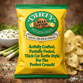 Dirty Potato Chips – 2 oz Bags (Case of 25) – Sour Cream & Onion