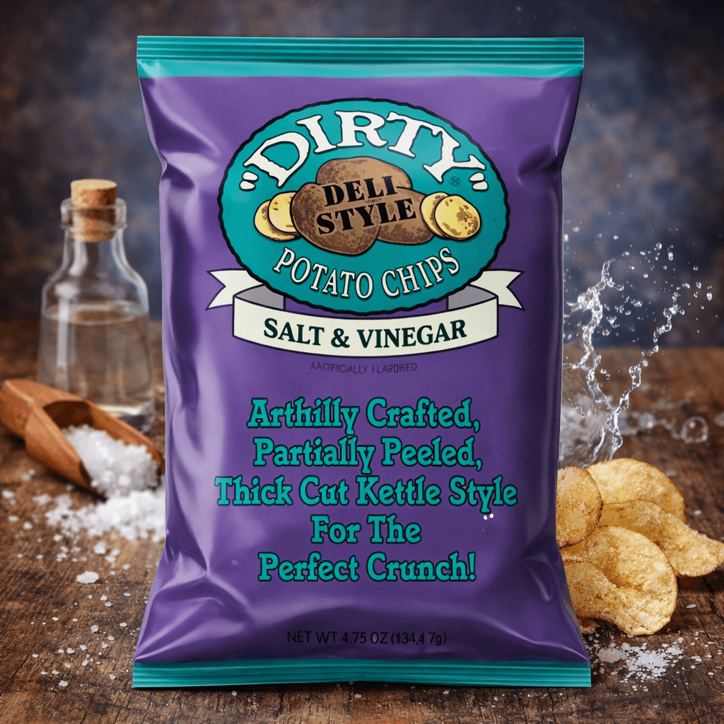 Dirty Potato Chips – 2 oz Bags (Case of 25) – Jalapeño Heat