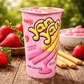Yan Yan Strawberry Cream Dip – 2 oz Packs (Case of 10)