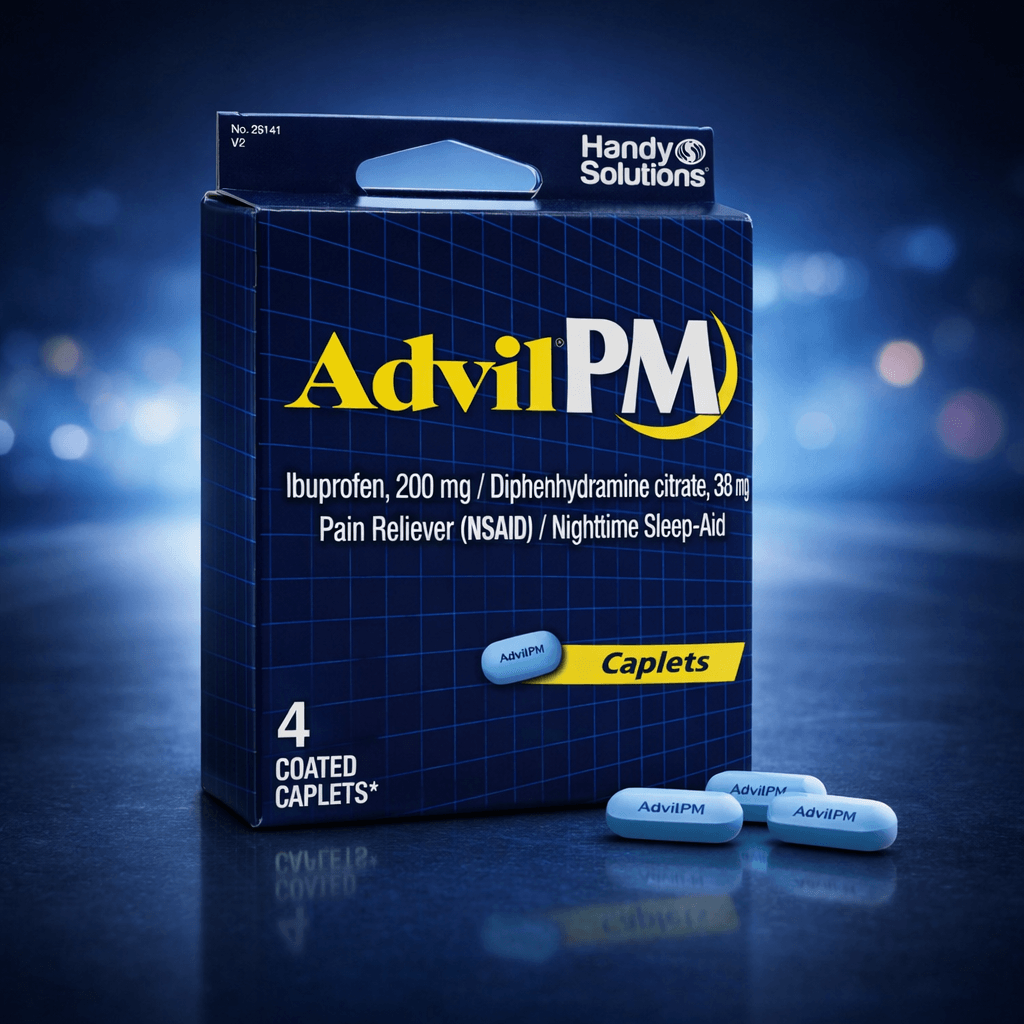 Advil PM Capsules – 4 Capsules per Pack (Case of 6)