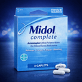 Midol Tablets – 4 Tablets per Pack (Case of 6)