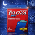 Tylenol PM Capsules – 4 Capsules per Pack (Case of 6)