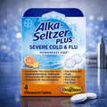 Alka-Seltzer Cold & Flu Tablets – 4 Tablets per Pack (Case of 6)