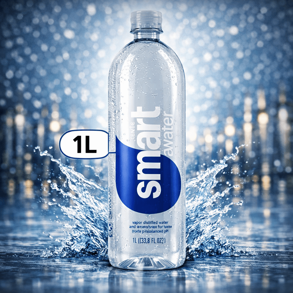 Smartwater – 1 Liter Bottles (Case of 12)