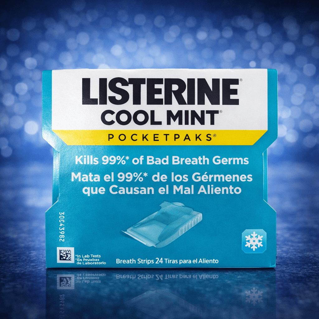 Listerine Breath Strips – 24 Count Packs (Case of 12)