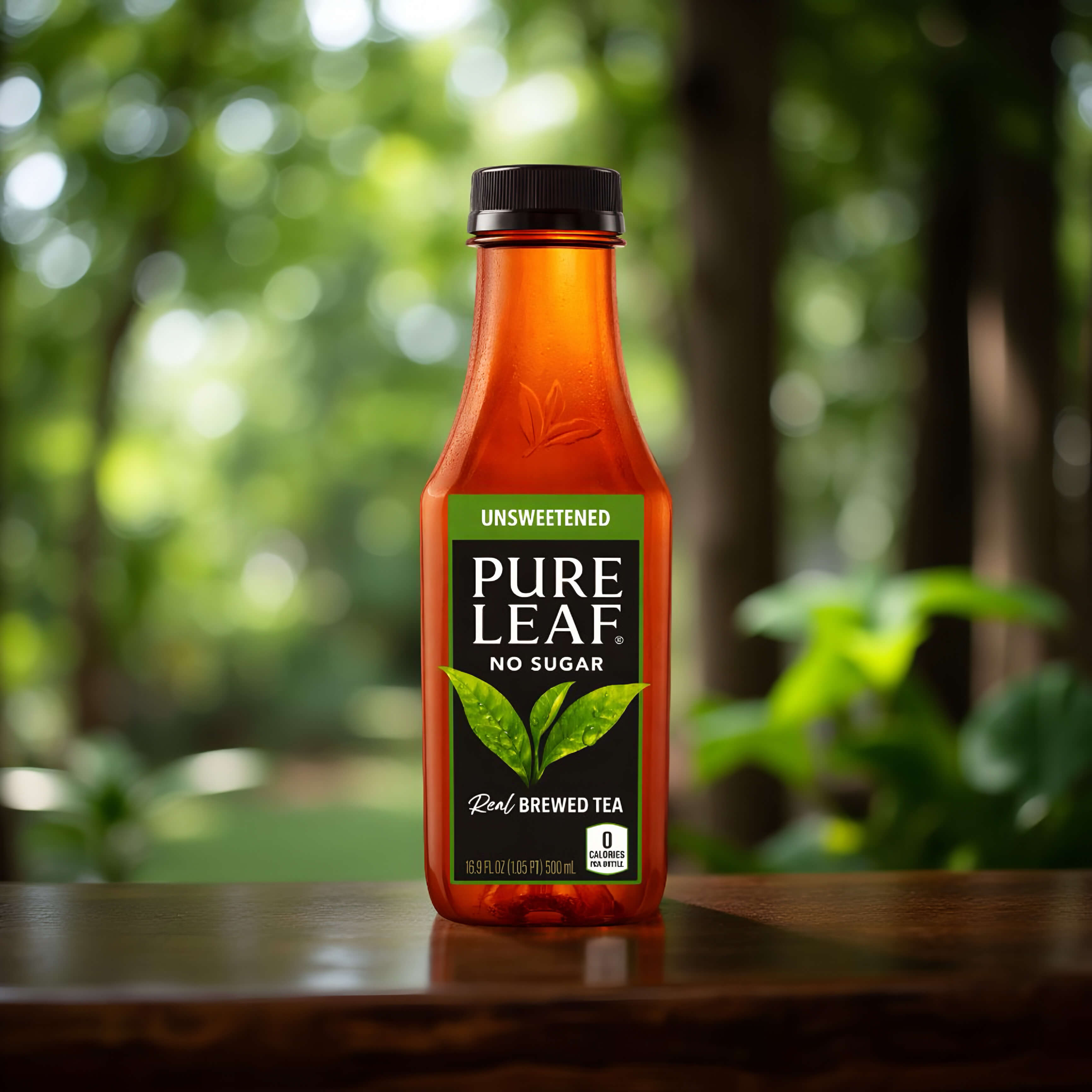 Pure Leaf Real Brewed Black Tea – 16.9 fl oz Bottles (Case of 12) – Unsweetened