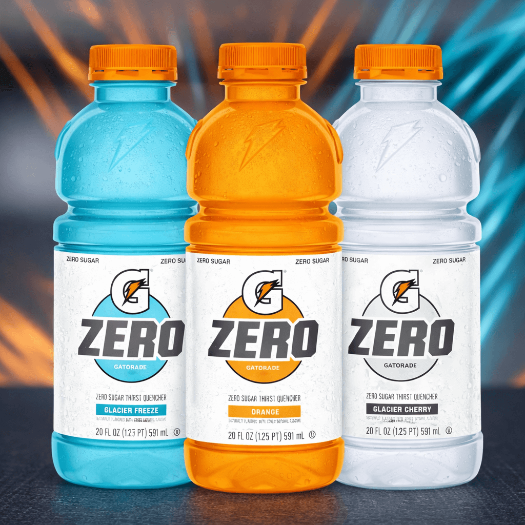 Gatorade Zero Sugar – Variety Pack – 20 oz Bottles (Case of 12)