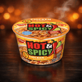 Nissin Hot & Spicy Chicken Soup – 3.32 oz Bowls (Case of 18)