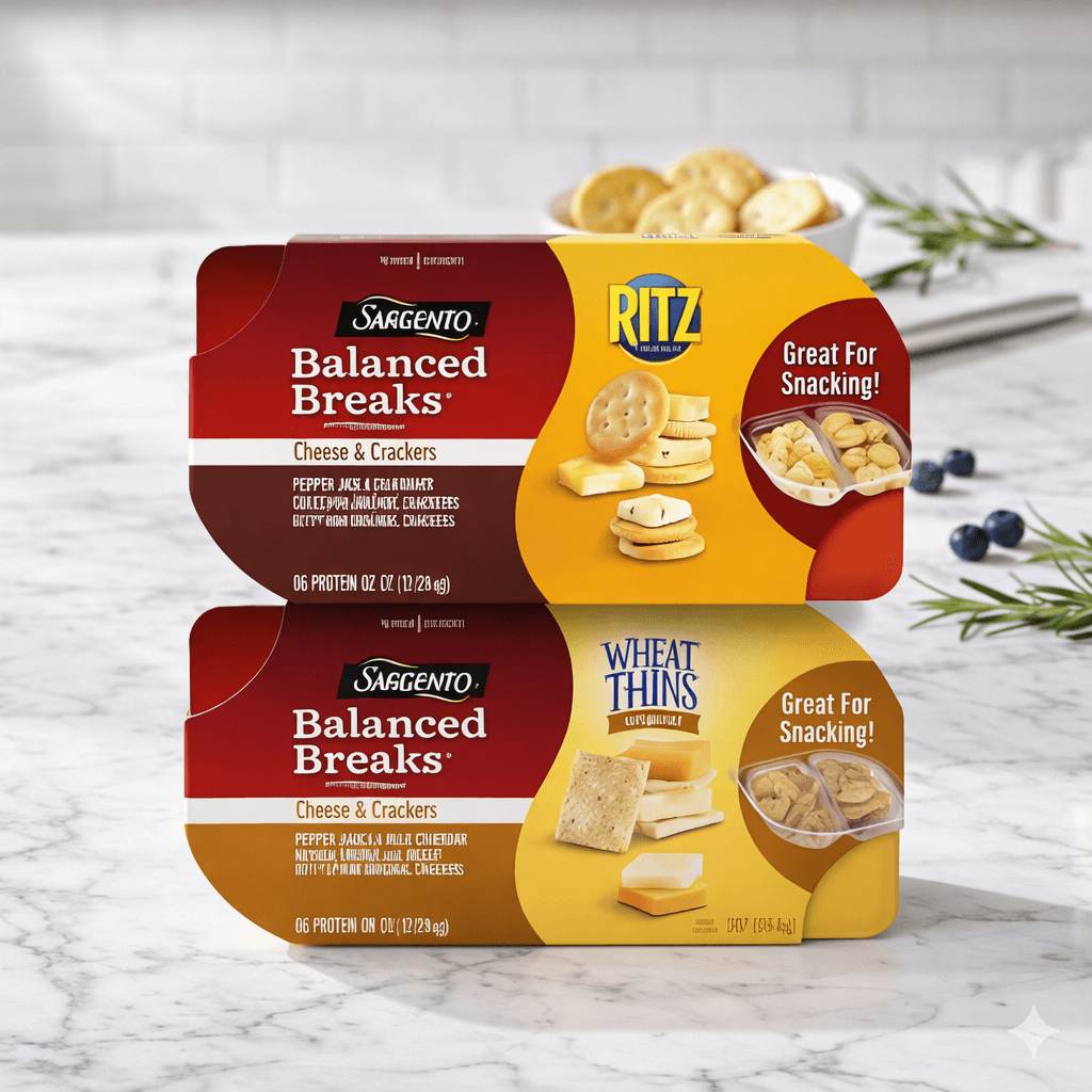Sargento Balanced Breaks (Ritz Cheese & Crackers) – 1.5 oz Units (Case of 12)