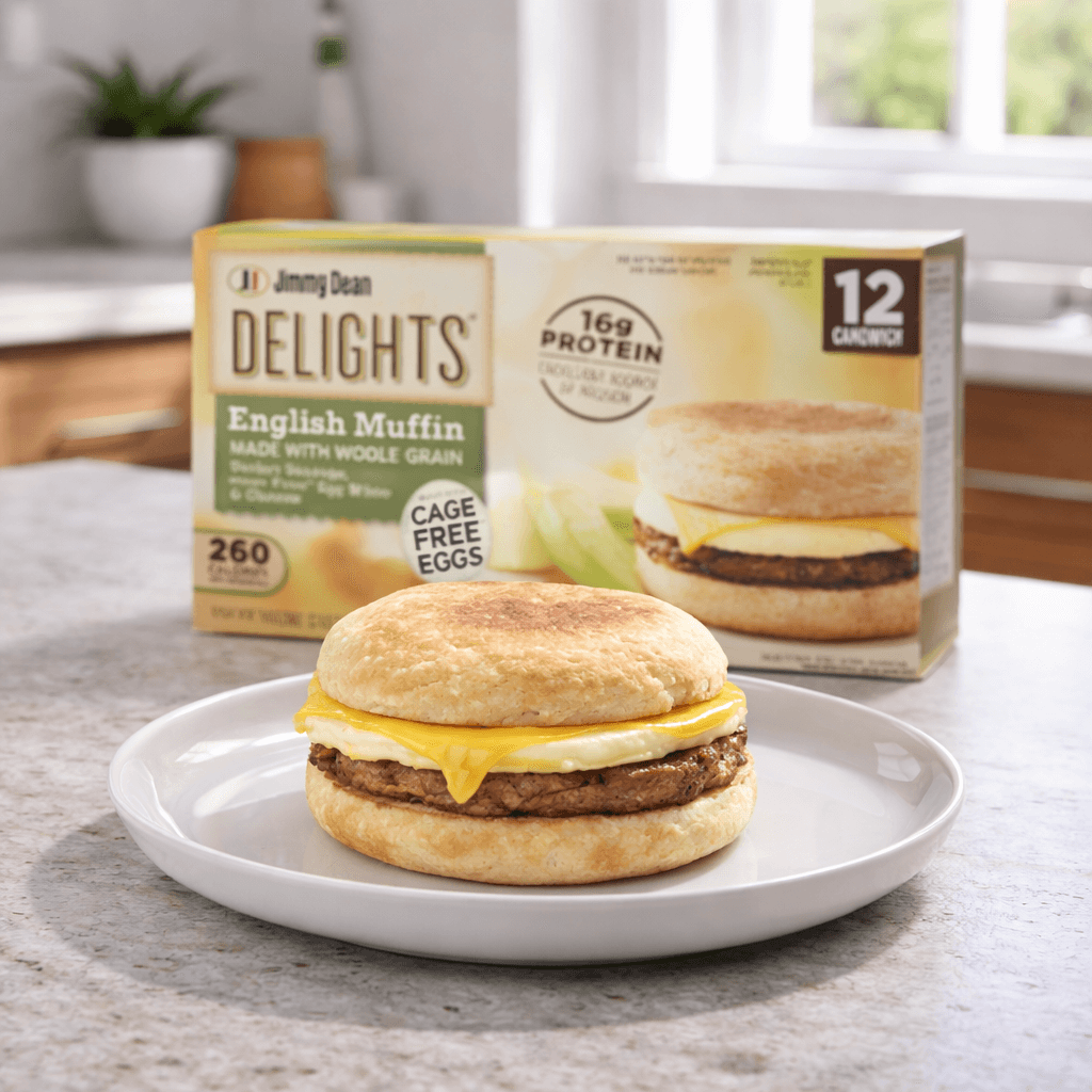 Jimmy Dean Egg Muffins – 3.32 oz Bowls (Case of 18)