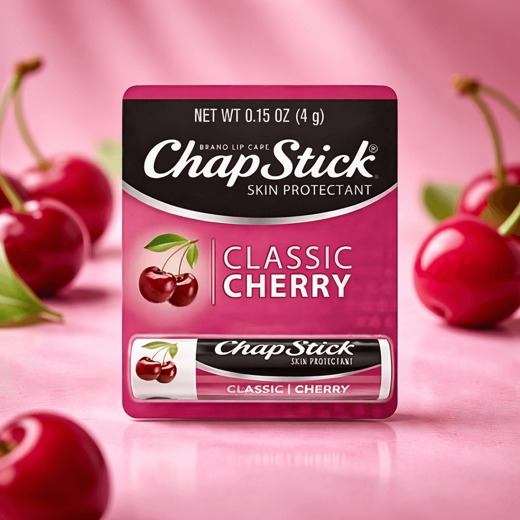 ChapStick Lip Balm Cherry – 0.15 oz Sticks (Case of 12)