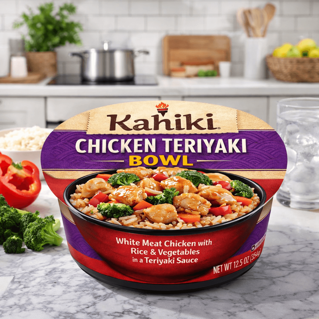 Kahiki Chicken Teriyaki Bowl – 12.5 oz Bowls (Case of 6)