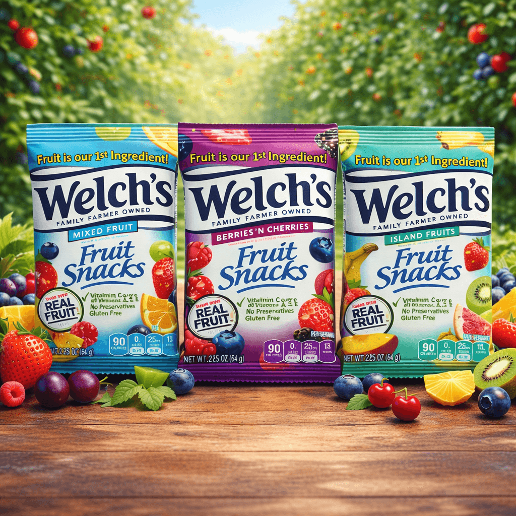 Welch’s Fruit Snacks – 2.25 oz Packs (Case of 20)