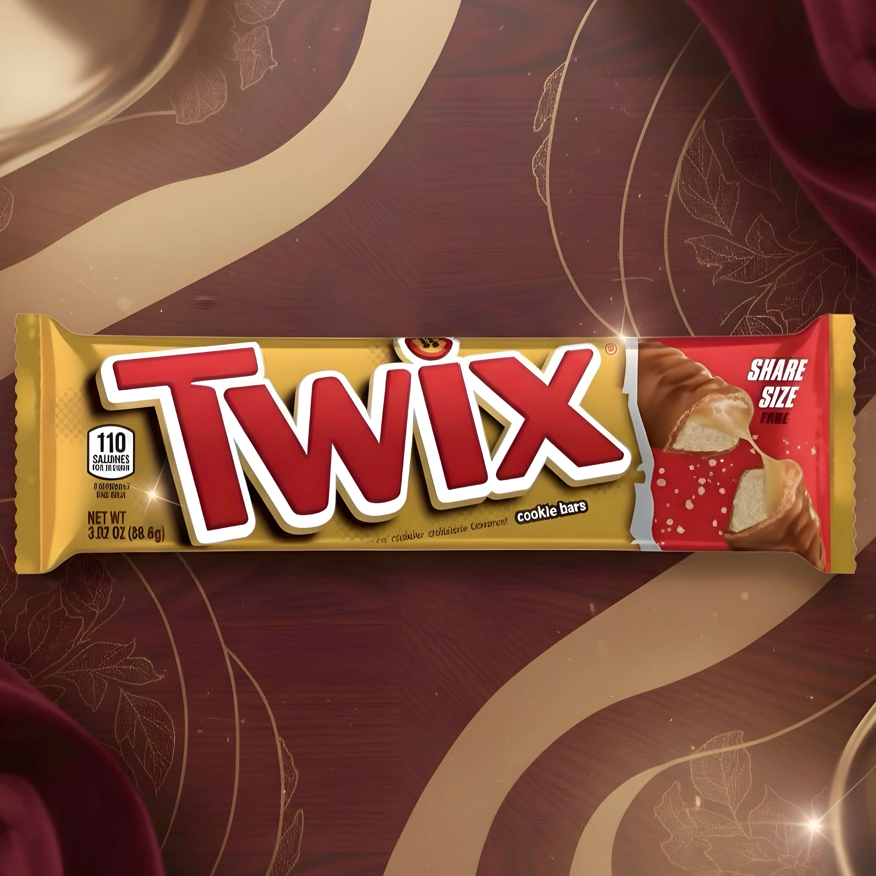 Twix Share Size – 3.02 oz Packs (Case of 24)