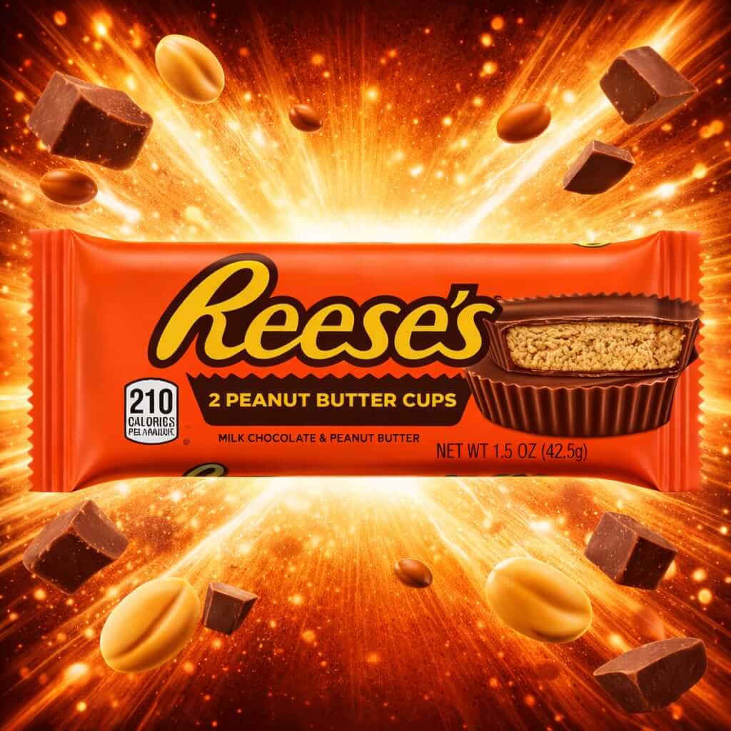 Reese's Peanut Butter Cups – 1.5 oz Packs (Case of 36)
