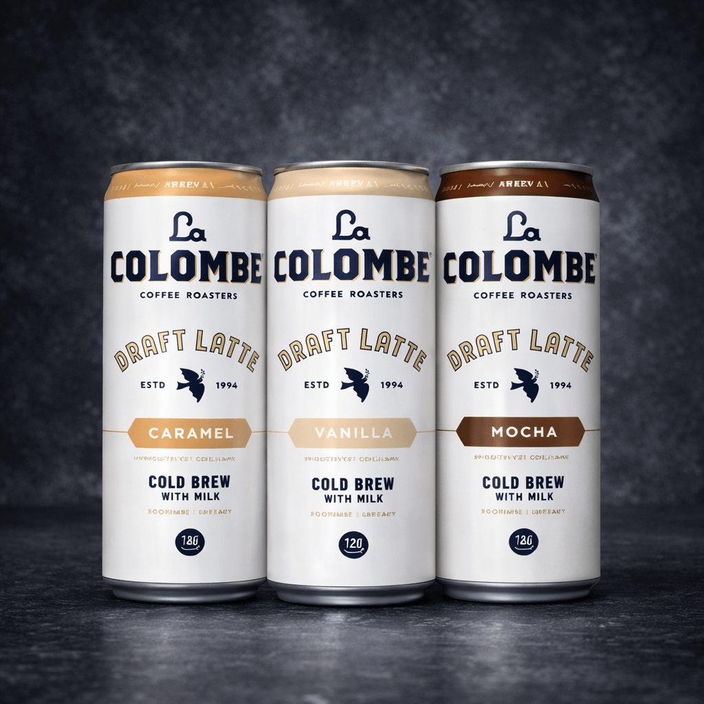 La Colombe Draft Latte Cold Brew with Milk – 9 fl oz Cans (Case of 12) – Variety Pack